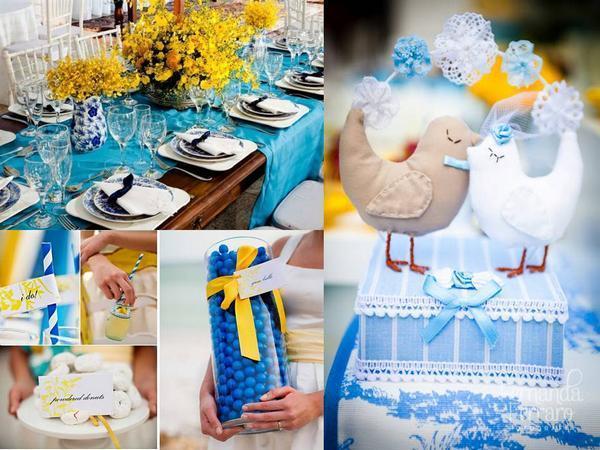 decoracao casamento azul turquesa e amarelo:Casamentos DIY: Cores para decoração de Casamento decoracao casamento azul turquesa e amarelo:Casamentos DIY: Cores para decoração de Casamento