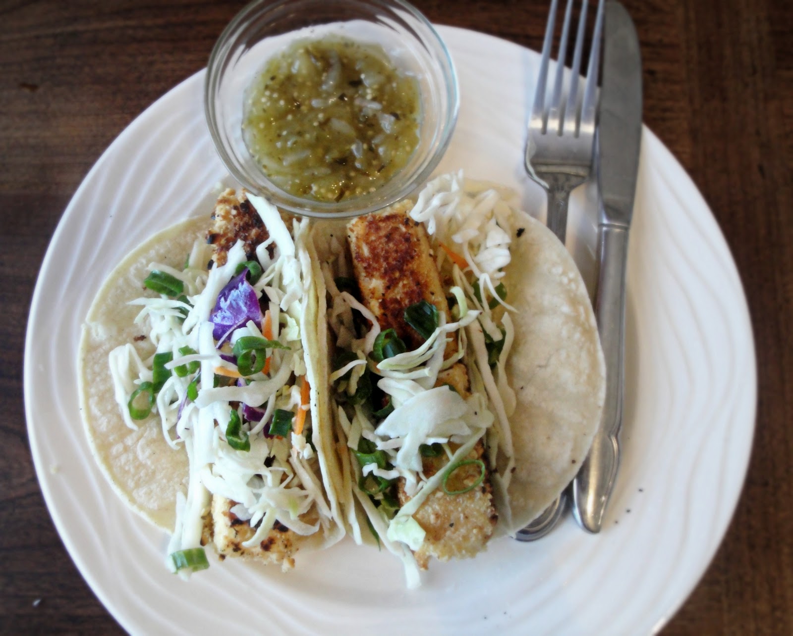 Food, Love, & Life {recipe} peanutcrusted tofu tacos with tangy slaw