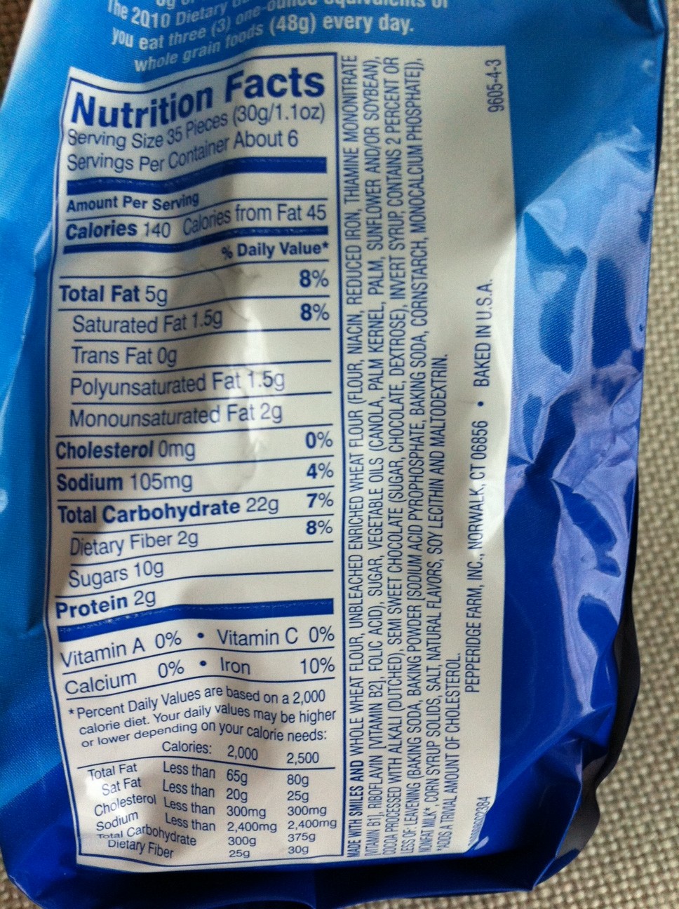 Goldfish Baked Grahams Fudge Brownie I'm Made of Sugar! Chihiro's