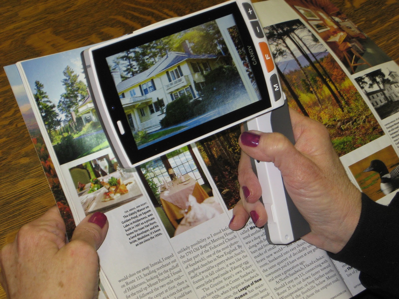 Low Vision Eyeglasses Electronic Video CCTV