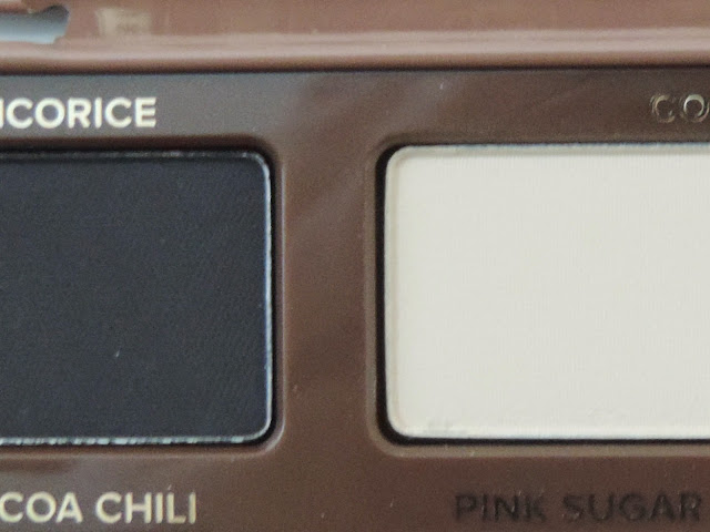 Too Faced Semi-Sweet Chocolate Bar Palette (From left):Licorice, Coconut Creme