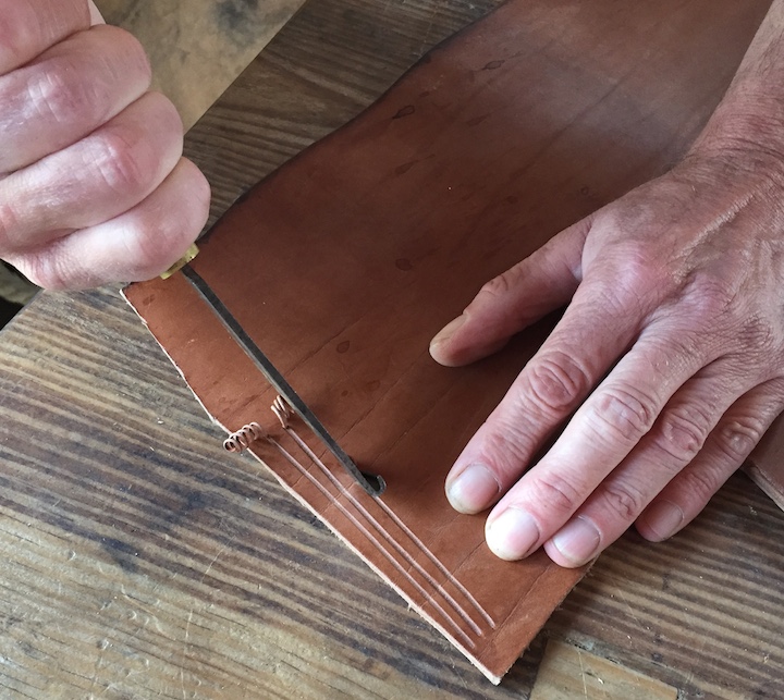 Two Nerdy History Girls Leather Stays for 18thc. Working Women