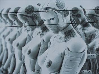 Dei robot dalle sembianze femminili
