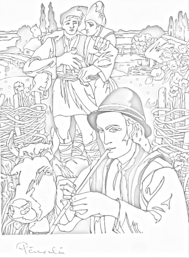 Pacala Si Tandala Planse De Colorat Povești Pentru Copii și