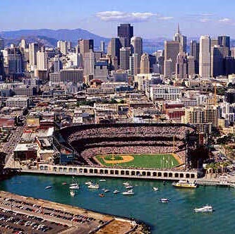 at&t park and mccovey cove