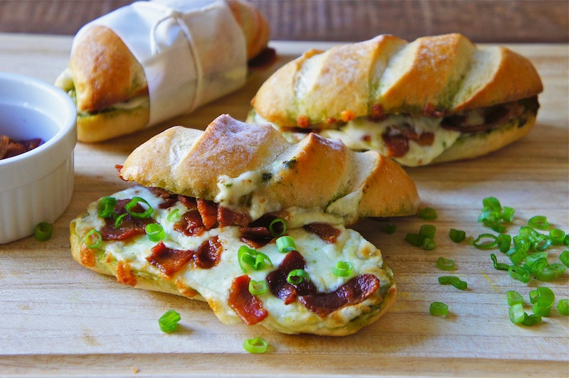 Garlic Cheese Bread With Bacon