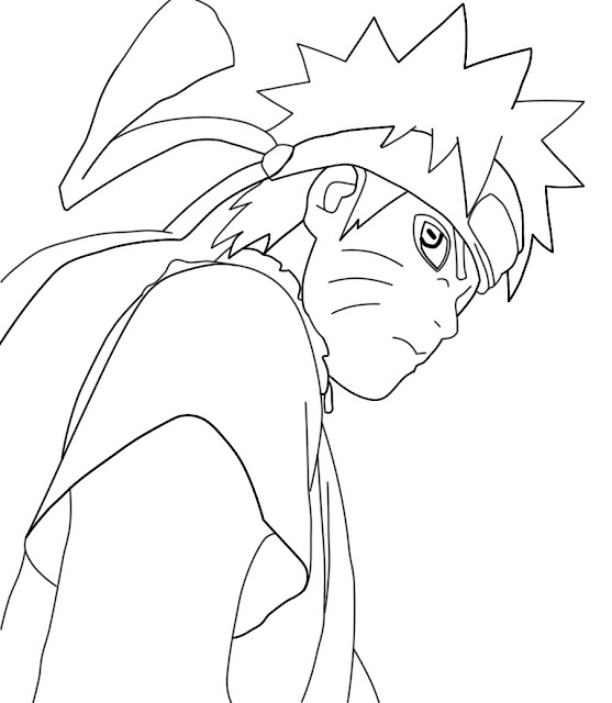 Naruto - Desenhos para Colorir - Brinquedos de Papel