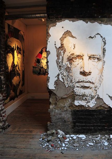 Alexandre Farto - Vhils Arte urbana grafitti Alexandre Farto - Vhils Arte urbana grafitti