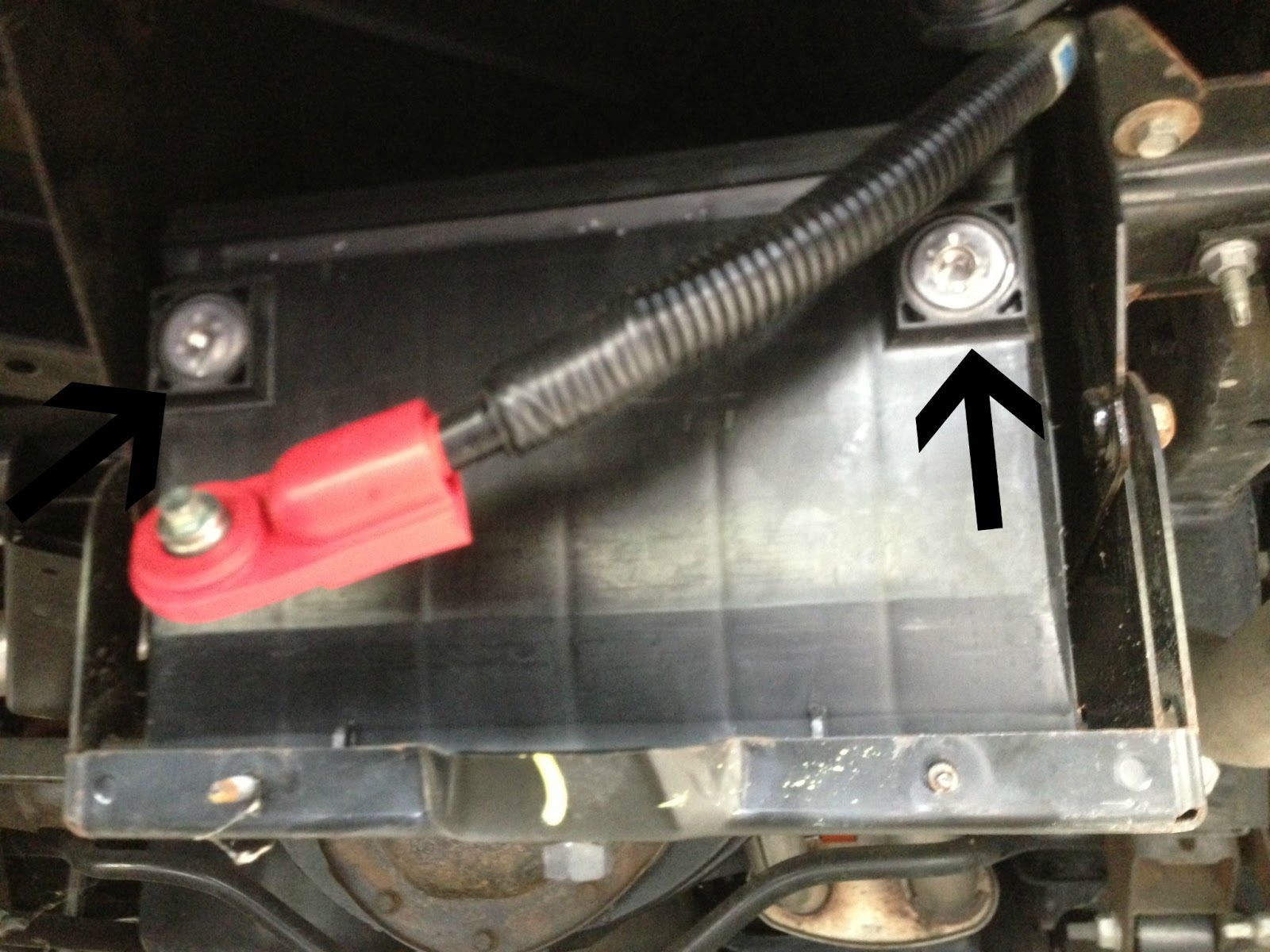 FH Auto Repair How to remove and install a battery in a Chevy SSR 2003