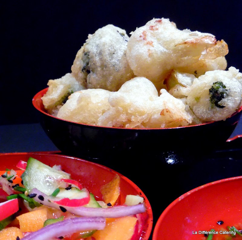 La Différence Cauliflower & Broccoli Tempura with Pickled salad and
