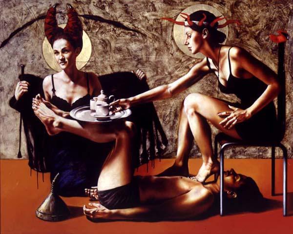 saturno butto pintura erótica sadomasoquismo religiosidade paganismo dominação