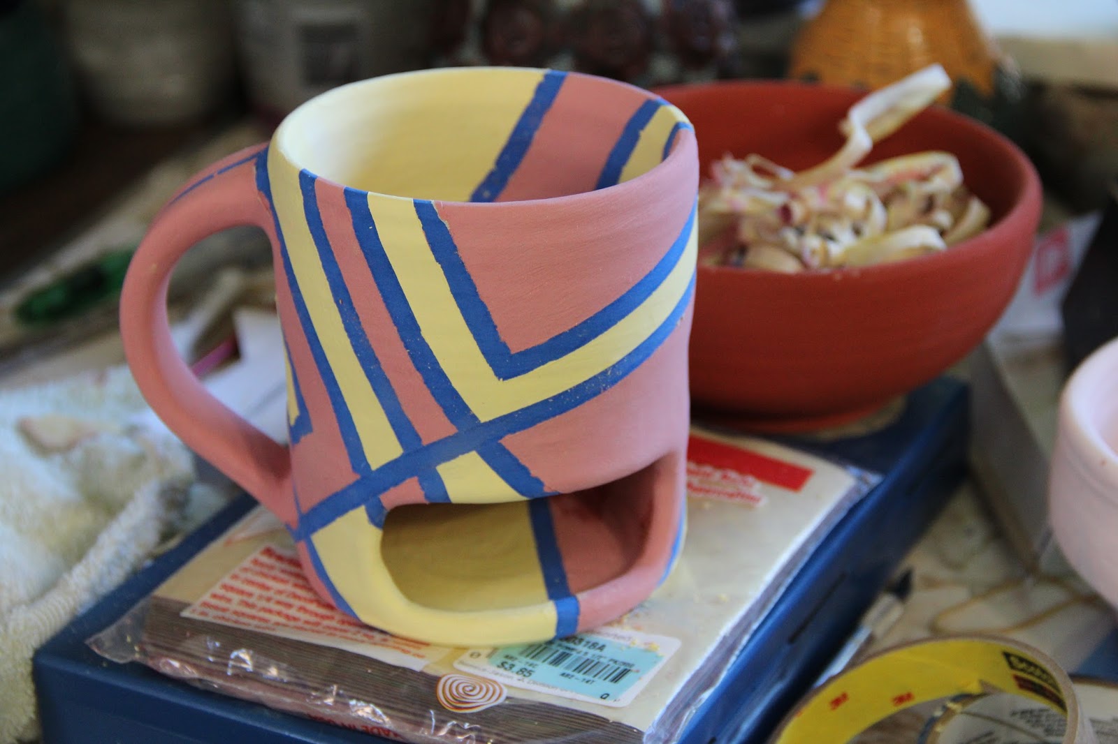 Rachel Dorn Ceramic Sculpture Masking