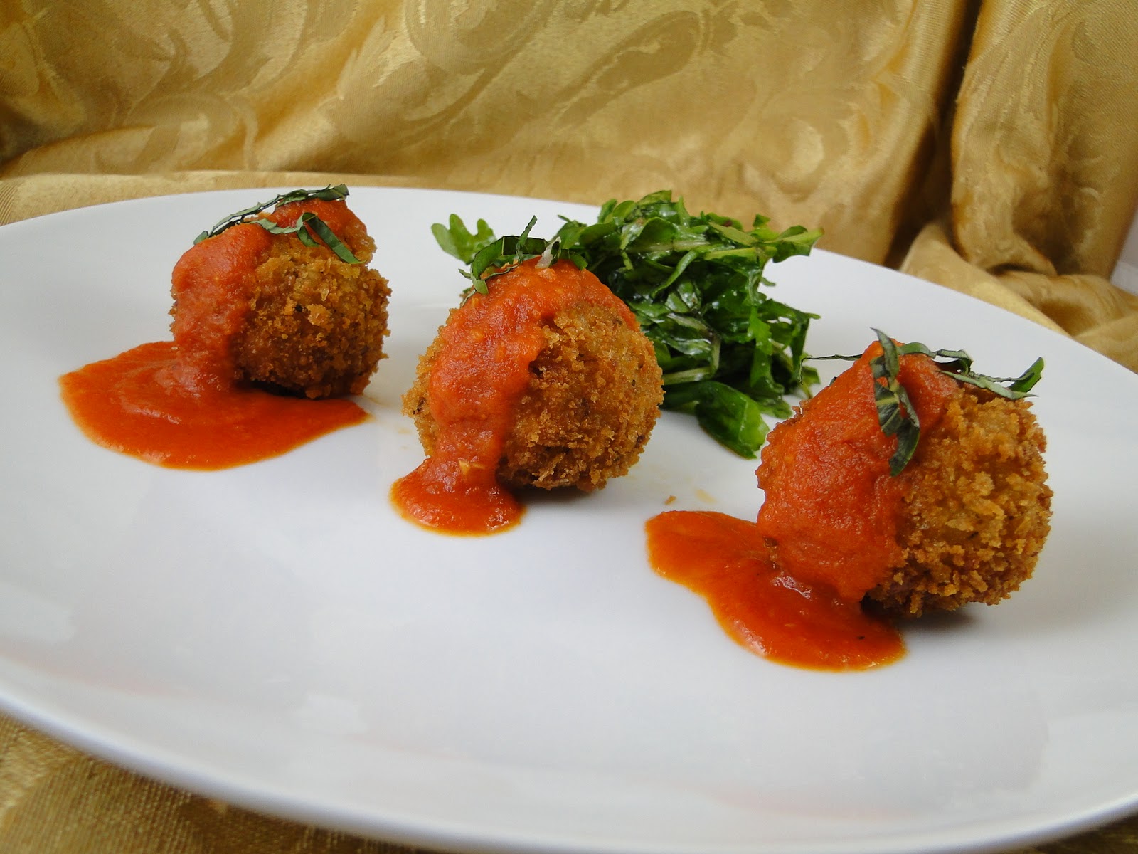 Kim Cooks Veg 4U Mofo 2013 Day 2 A is for Artichoke Arancini with