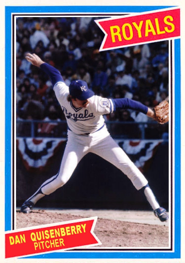 dan quisenberry baseball card