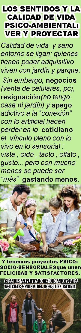 CALIDAD DE VIDA: NI DINERO NI TERAPIAS NI PASTILLAS. RAZÓN, SENTIDOS Y VÍNCULOS.