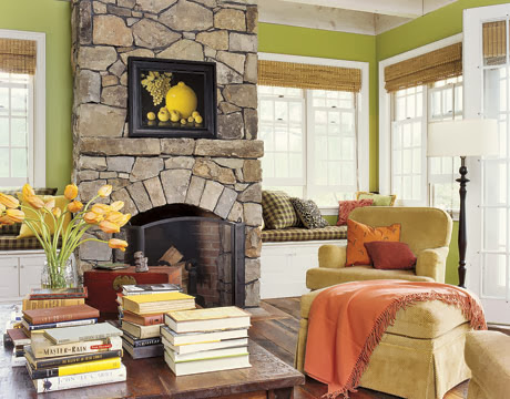 Decorating Ideas for Living Room with Fireplace picture