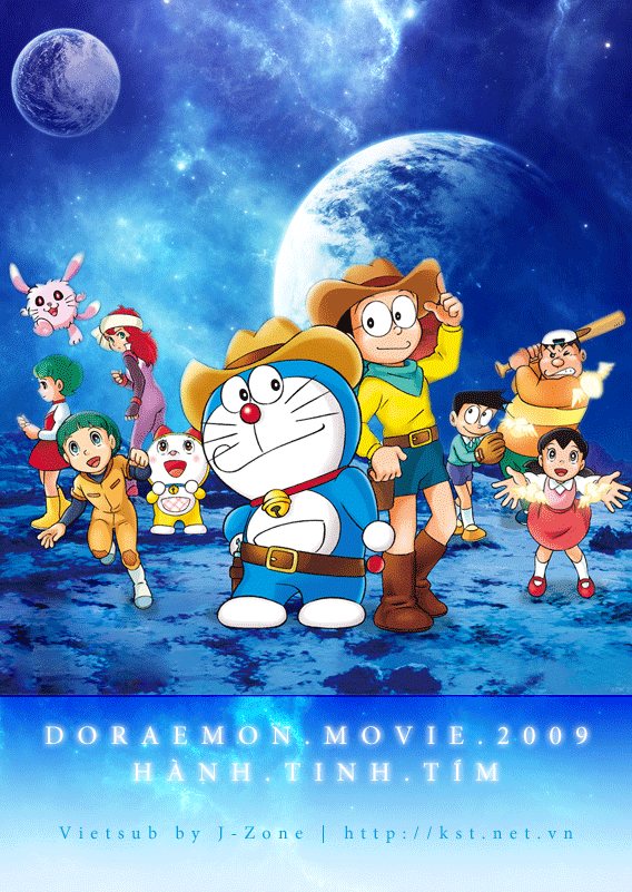 Hoạt Hình Doremon: Bí Mật Hành Tinh Màu Tím | Eiga Doraemon Shin Nobita No Uchu Kaitakushi (2009)
