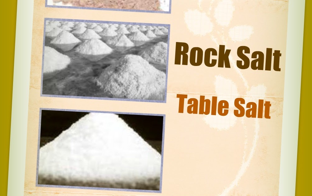 USHA'S KITCHEN Salt, also known as table salt, or rock salt
