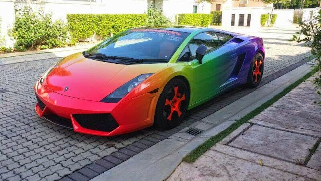 Rainbow Lamborghini Gallardo In Malaysia