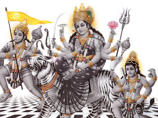 Navaratri Durga Devi Greetings Wallpapers 