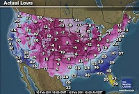 >Nowata, Oklahoma swings from an all-time new state record of -31°F back in February to 101°F yesterday