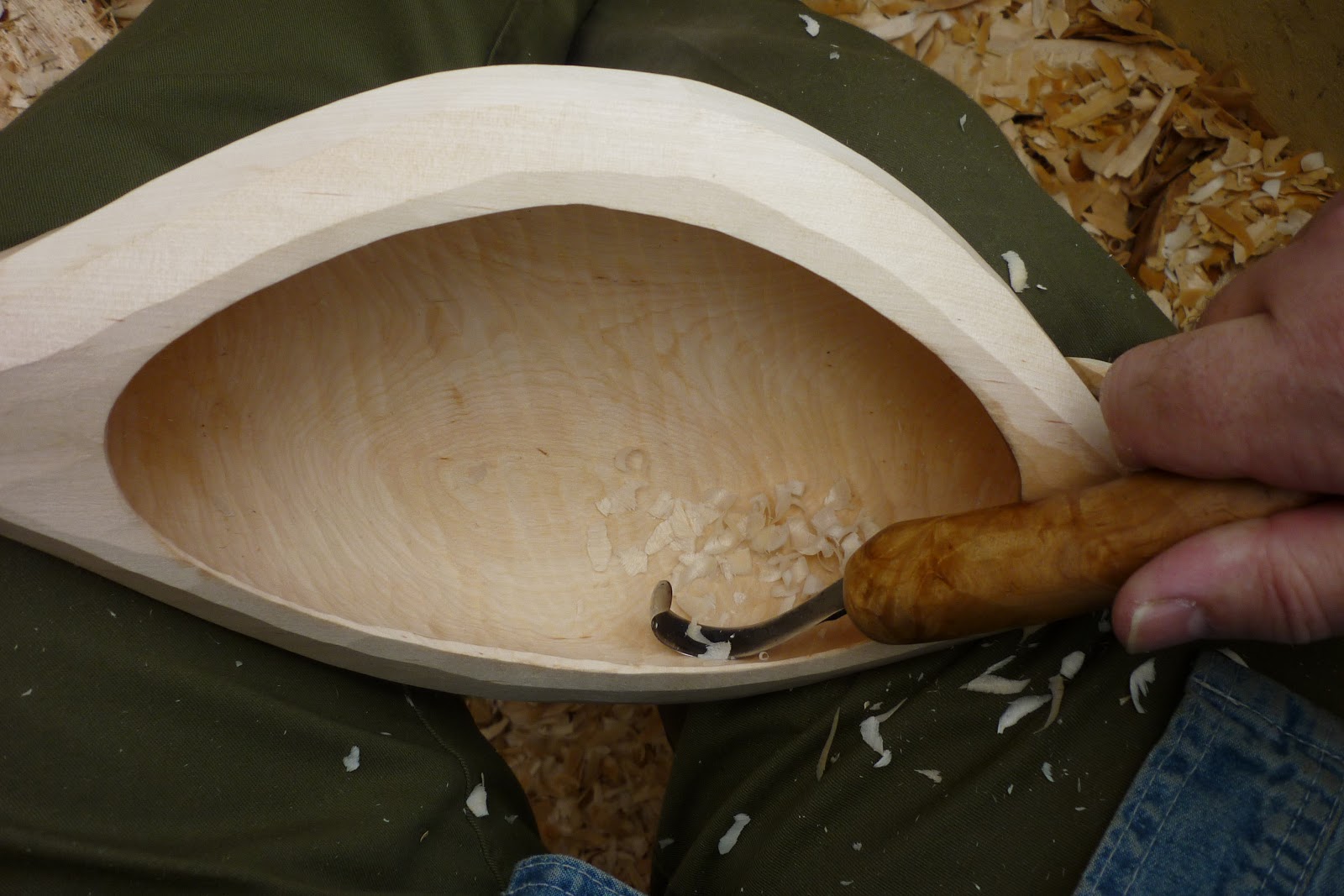 Spoon Carving First Steps Sharpening that tricksy hook knife.