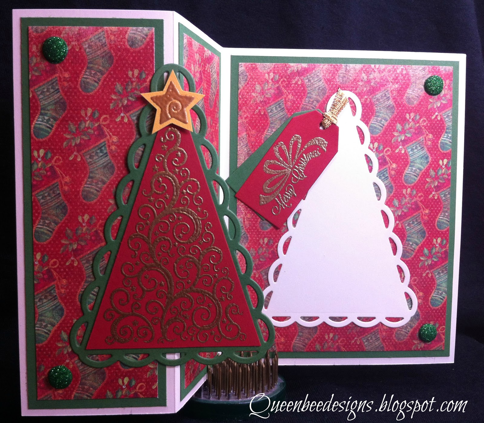 Tree christmas card A Jillian Vance Design: O'Christmas Tree Card