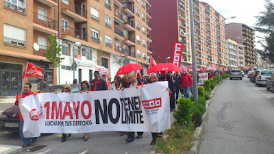 Manifestación 1 de mayo en Béjar