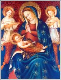 القديسة مريم العذراء وحياة الخدمة والبذل  St.+Mary+3
