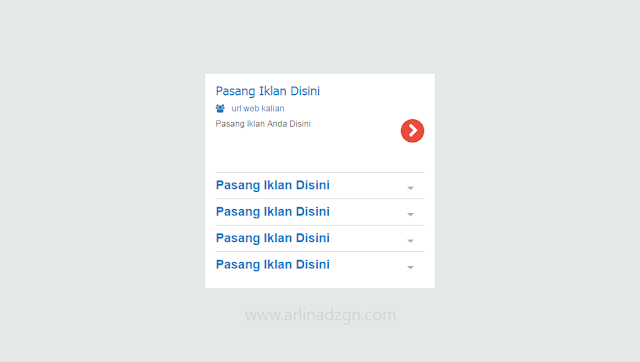 Cara Memasang Widget Iklan Teks Mirip Google AdSense