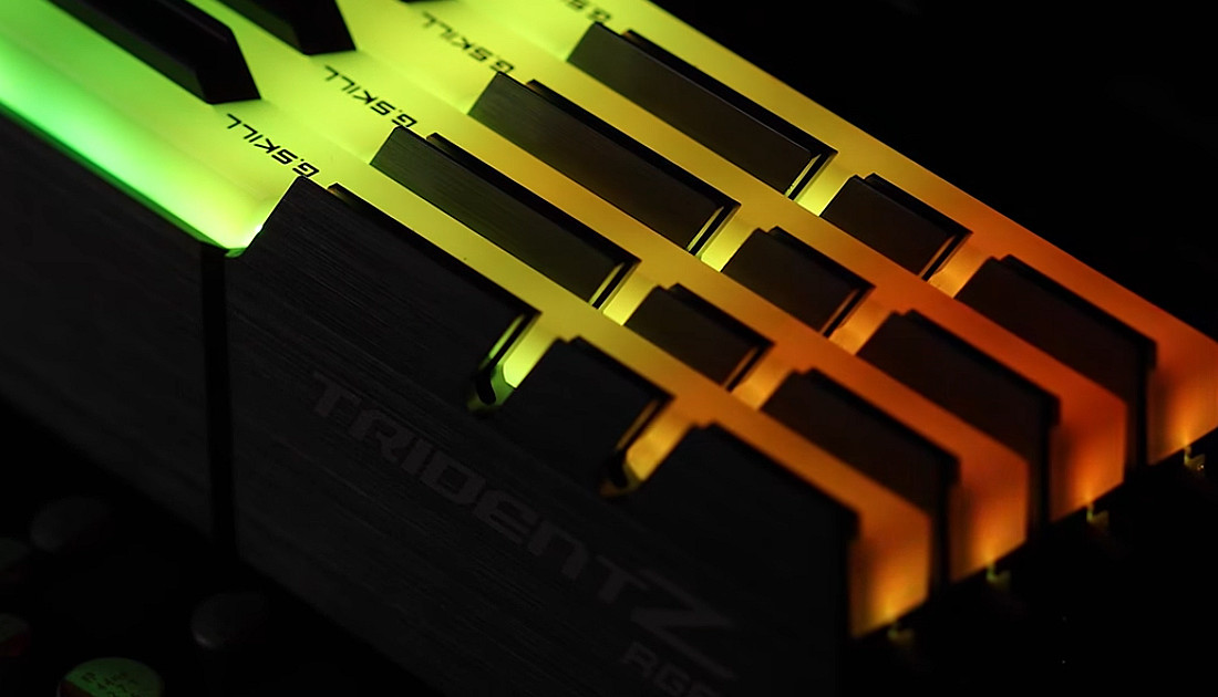 G.Skill's new Trident Z RAM puts on a customizable RGB light show