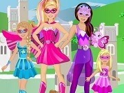 juegos de vestir a barbie y sus hermanas superheroes