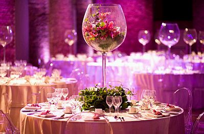 Adornos+Para+Mesas+De+Fiestas decoración para una mesa de fiesta, en ella se tienen centros de ...