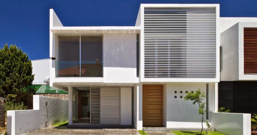 Arquitectura de casas: las fachadas de las viviendas.