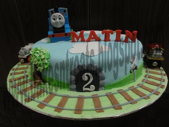 Sweetest things in life Thomas and friends 1 tier cake
