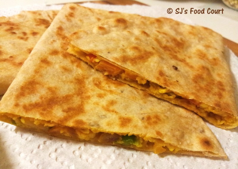 SJ's Food Court is now ) Paneer Quesadilla