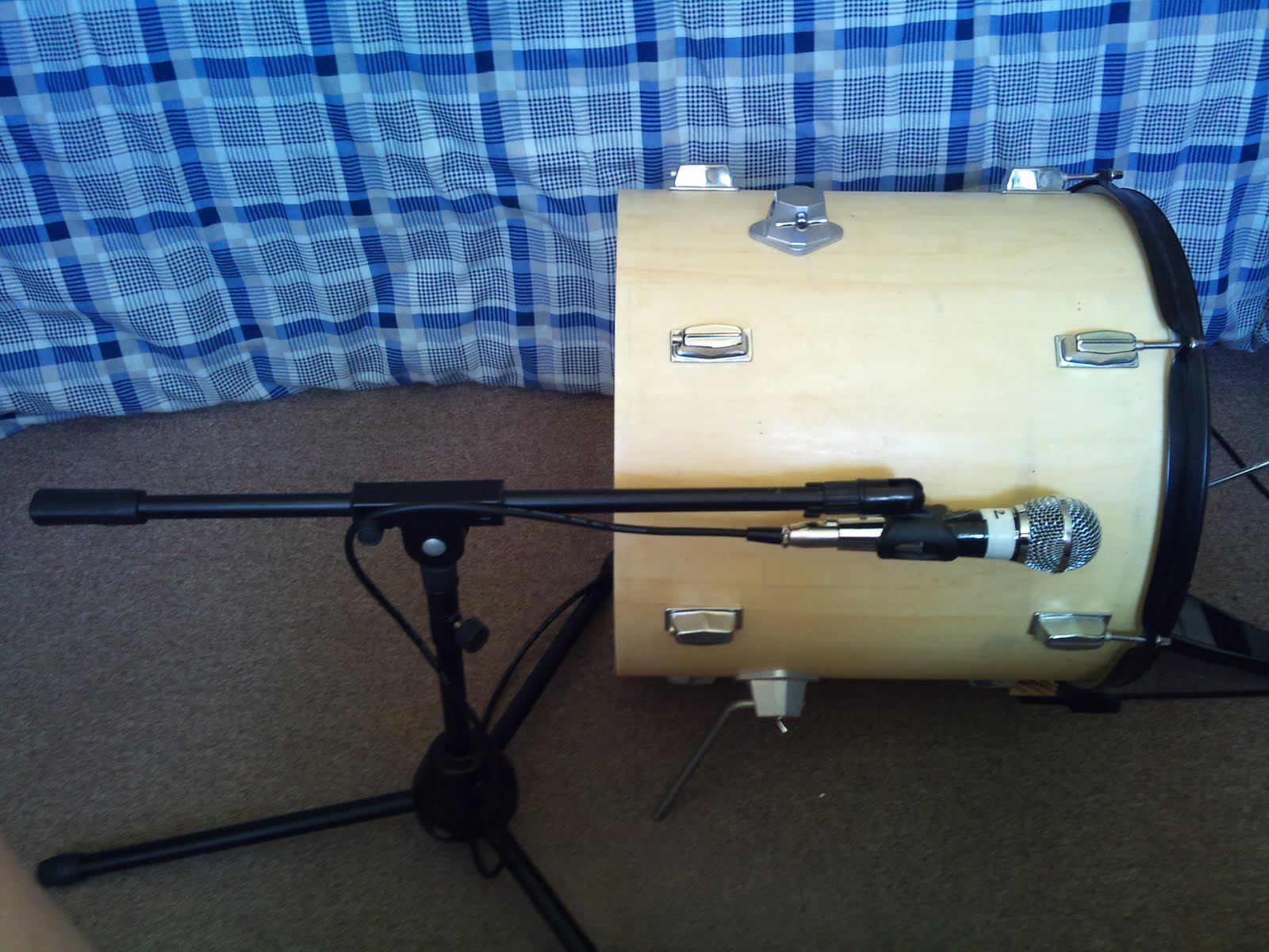 Levy Sound Design Kick drum microphone stand.