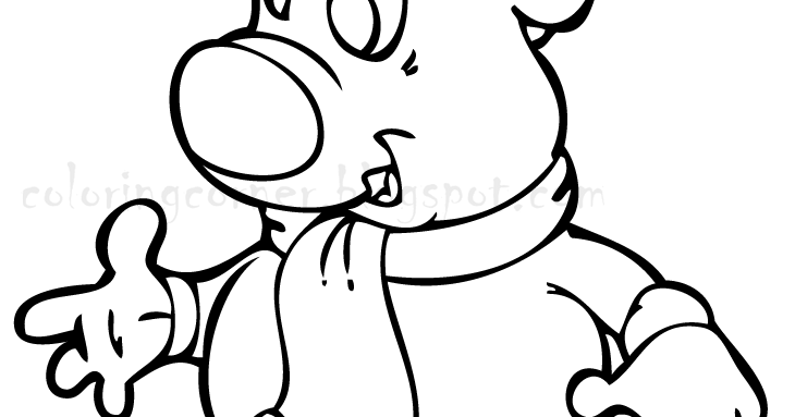 Bear Coloring Pages 3