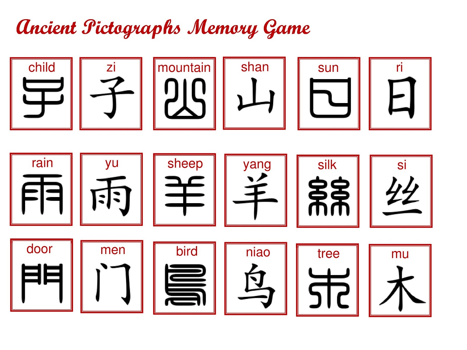 Marie's Pastiche: Chinese Language in All Its Forms - Ancient ...