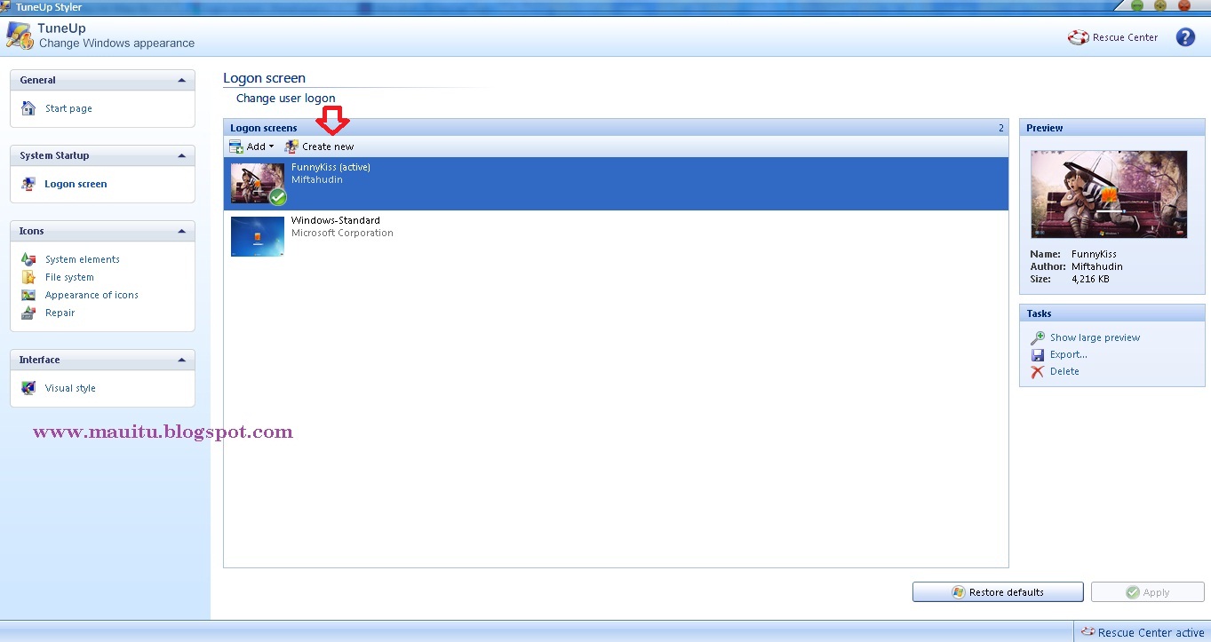 Cara login di