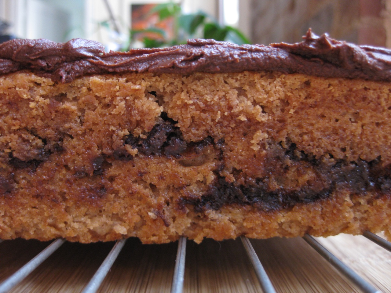 Sunday Treats Cinnamon Cake with Chocolate Frosting