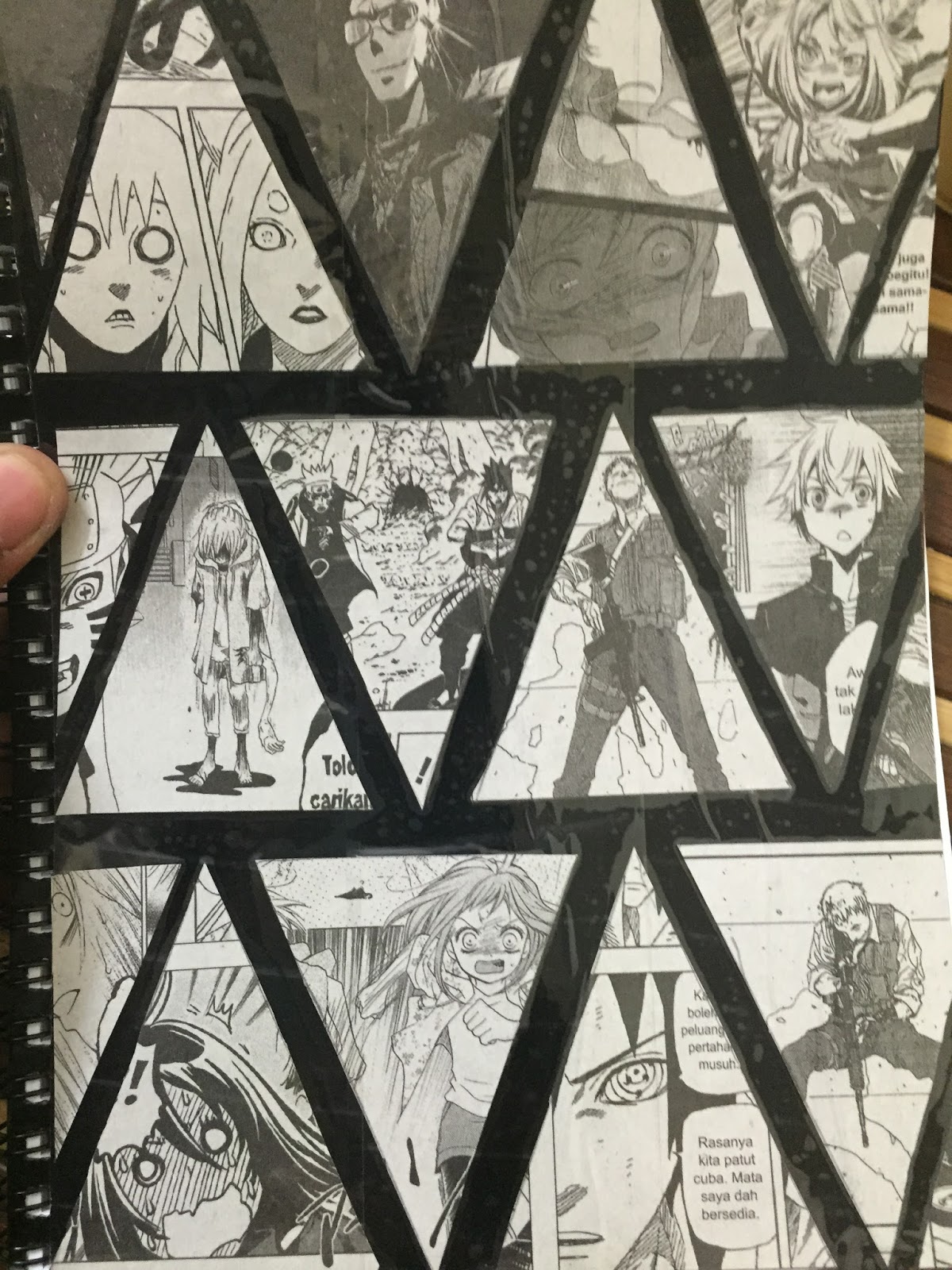 Khaii Rina Diy Personalised Notebook Cover Anime Manga Inspired
