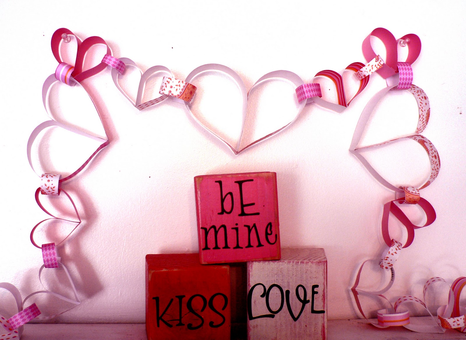 How to Heart Paper Chain Bless This Mess