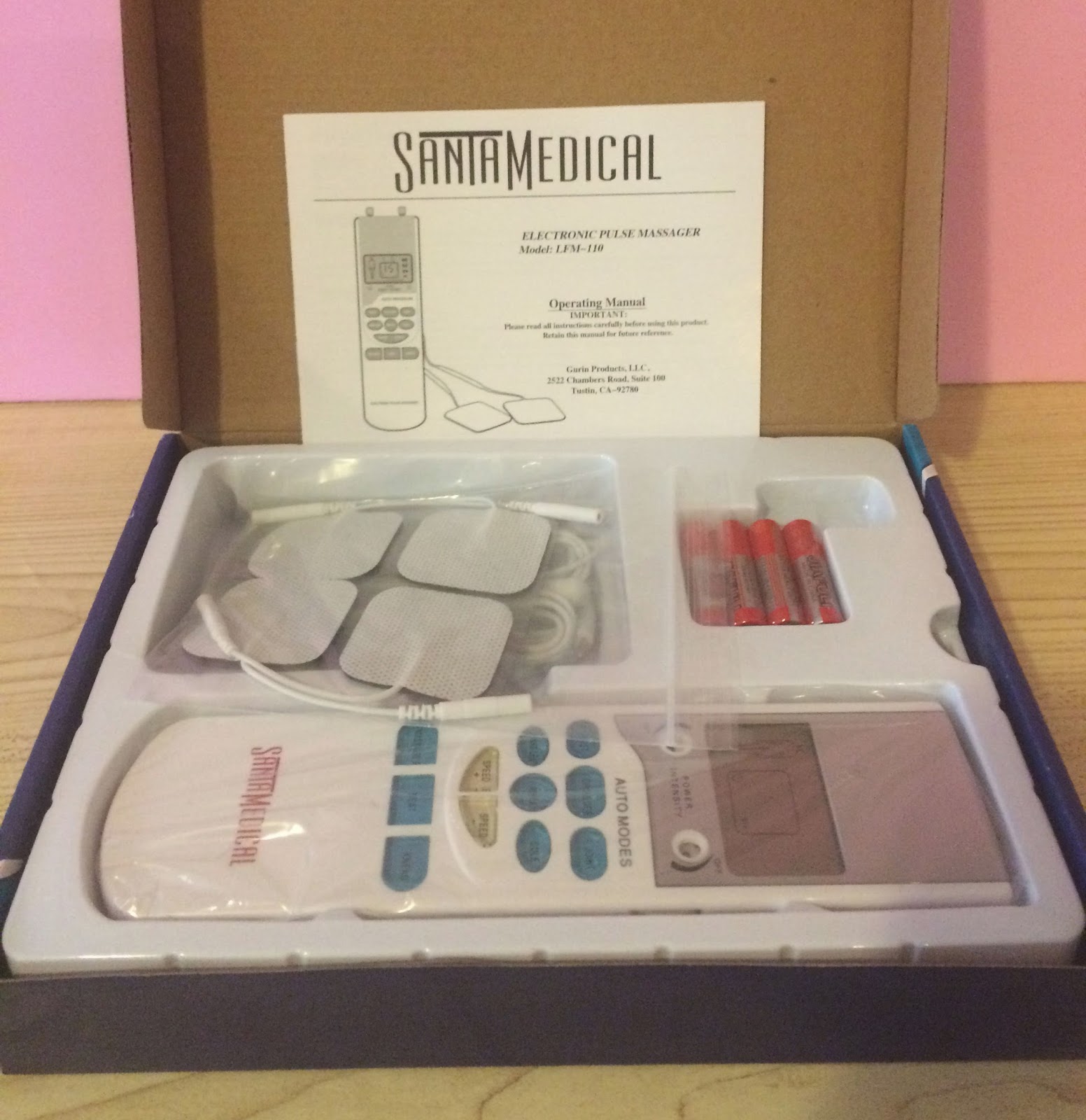 SantaMedical TENS Pulse Massager First Time Mom and Losing It