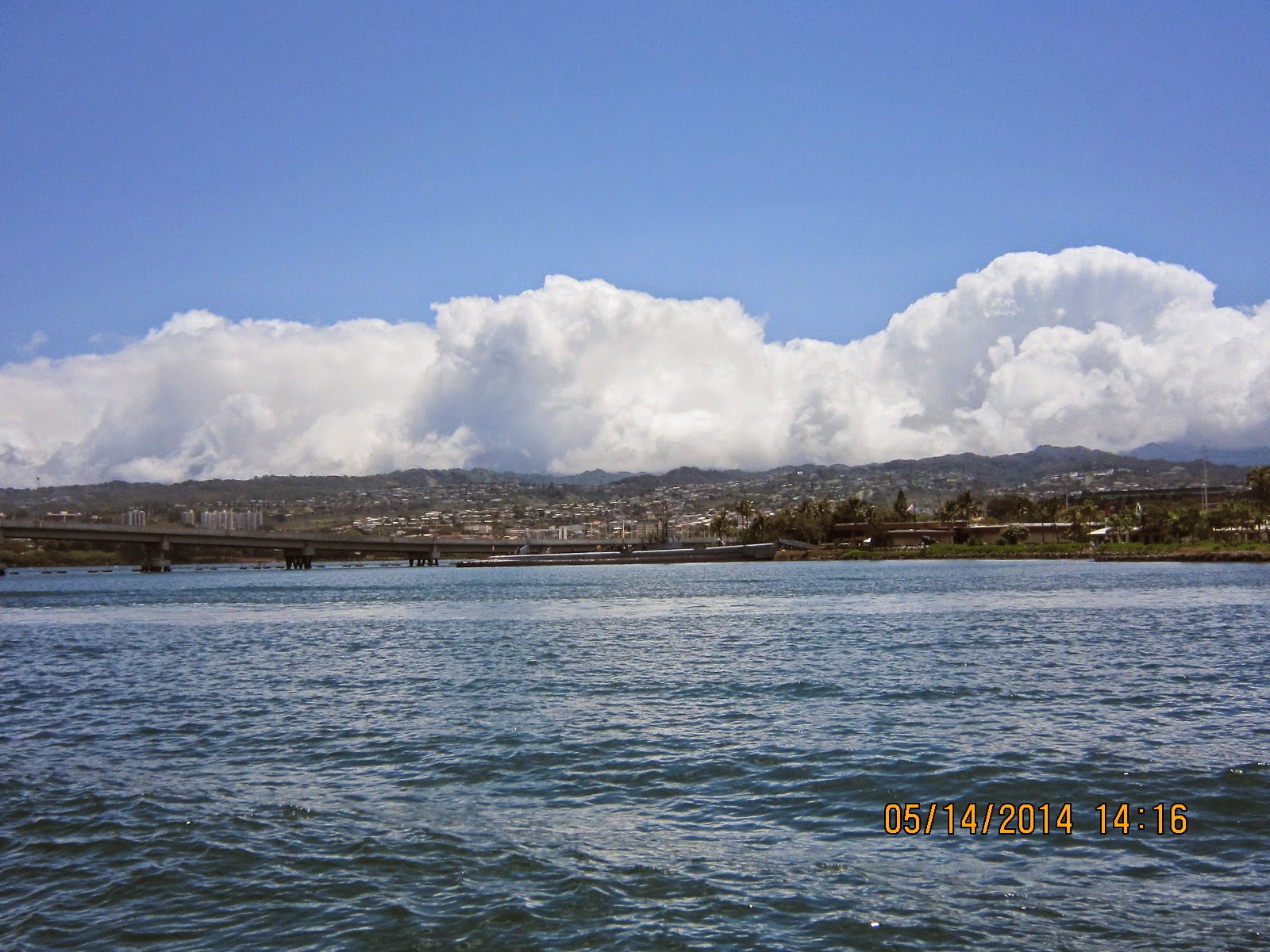 FROM BOAT AT PEARL HARBOR
