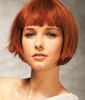 Peinados Casuales Y Modernos Coquetos Estilos De Pelo Corto Liso Con Flequillo Recto En Este 2014