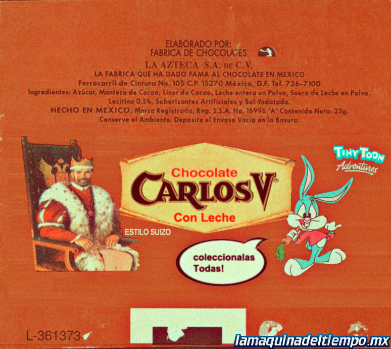 La Zona Retro de Tus Recuerdos Álbum de Tiny Toon de chocolate Carlos