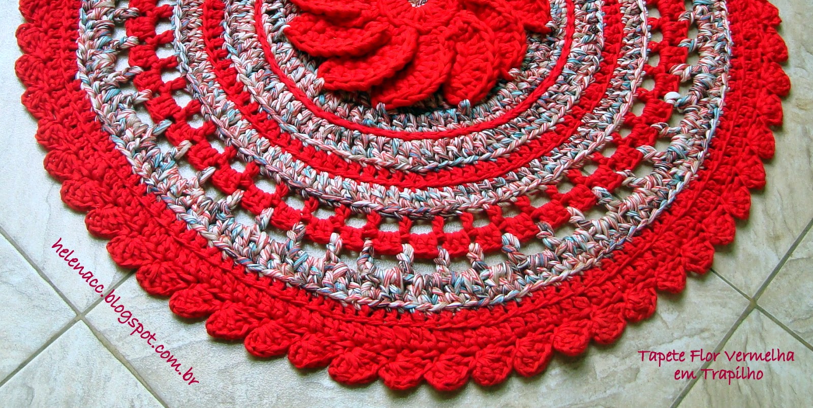 ergahandmade Crochet Rug + Diagrams