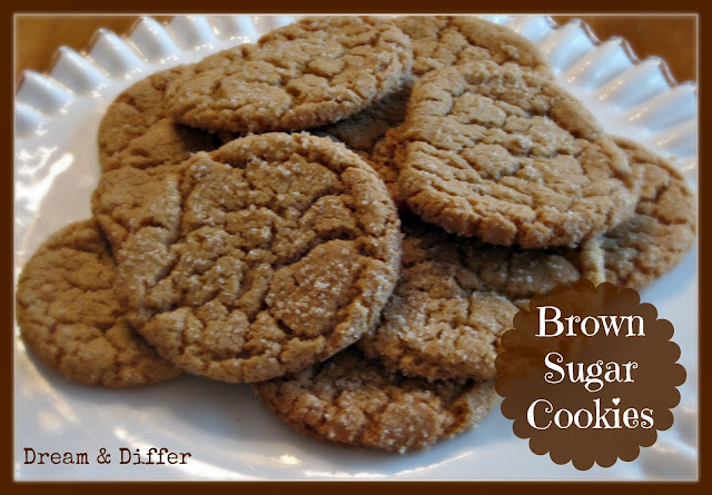 Dream and Differ: 31 Days of Comfort Food: Day 5, Brown Sugar Cookies