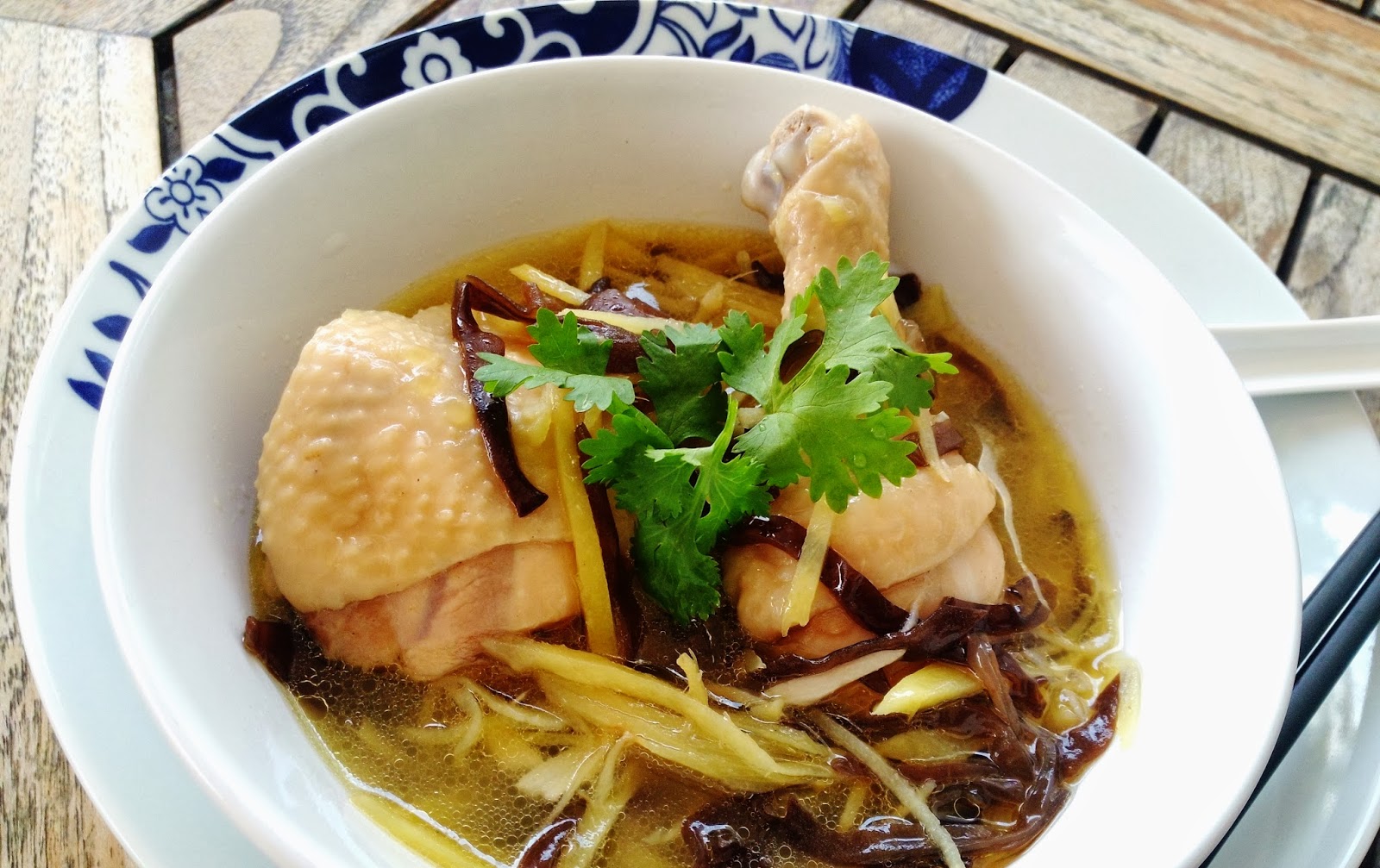 CarmenChanCooks Ginger wine chicken (Gai zao)